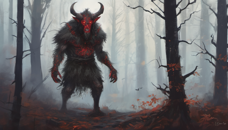 Demon w lesie