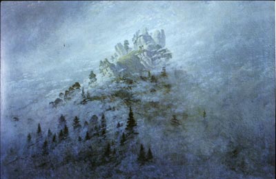 Morning Mist in the Mountains, Caspar David Friedrich (1808)