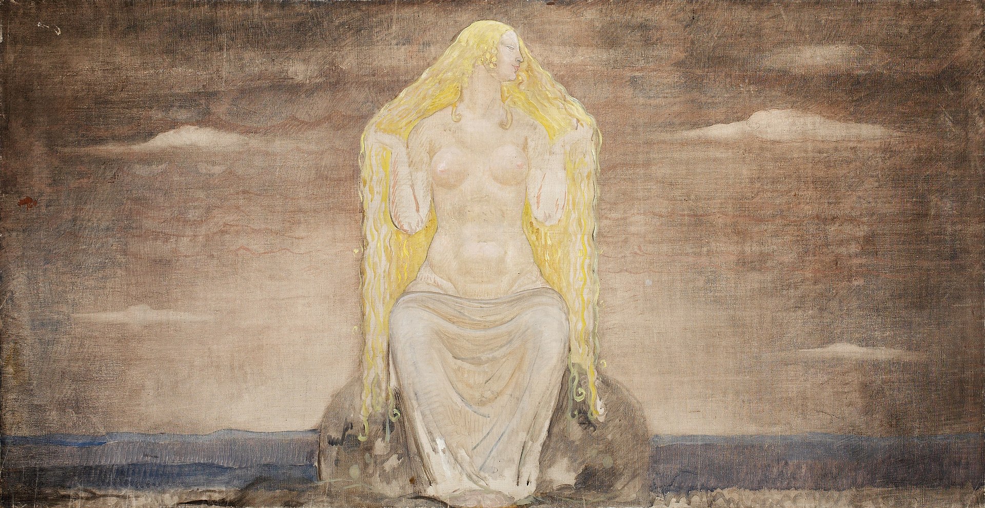 Freja, Wanowie, autor: John Bauer