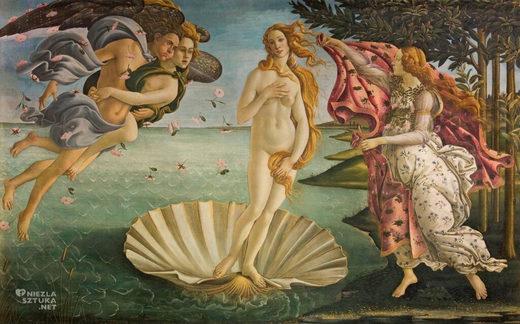 Obraz "Narodziny Wenus" Sandra Botticelliego