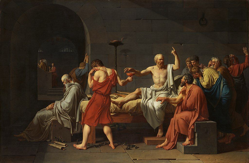 Śmierć Sokratesa, Jacques-Louis David